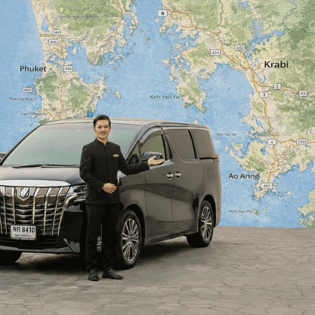 Phuket International Airport to Krabi - Private Car