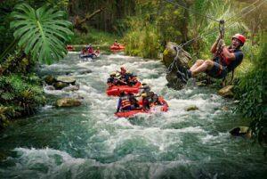 OHM Infinity White Water Rafting and Zipline