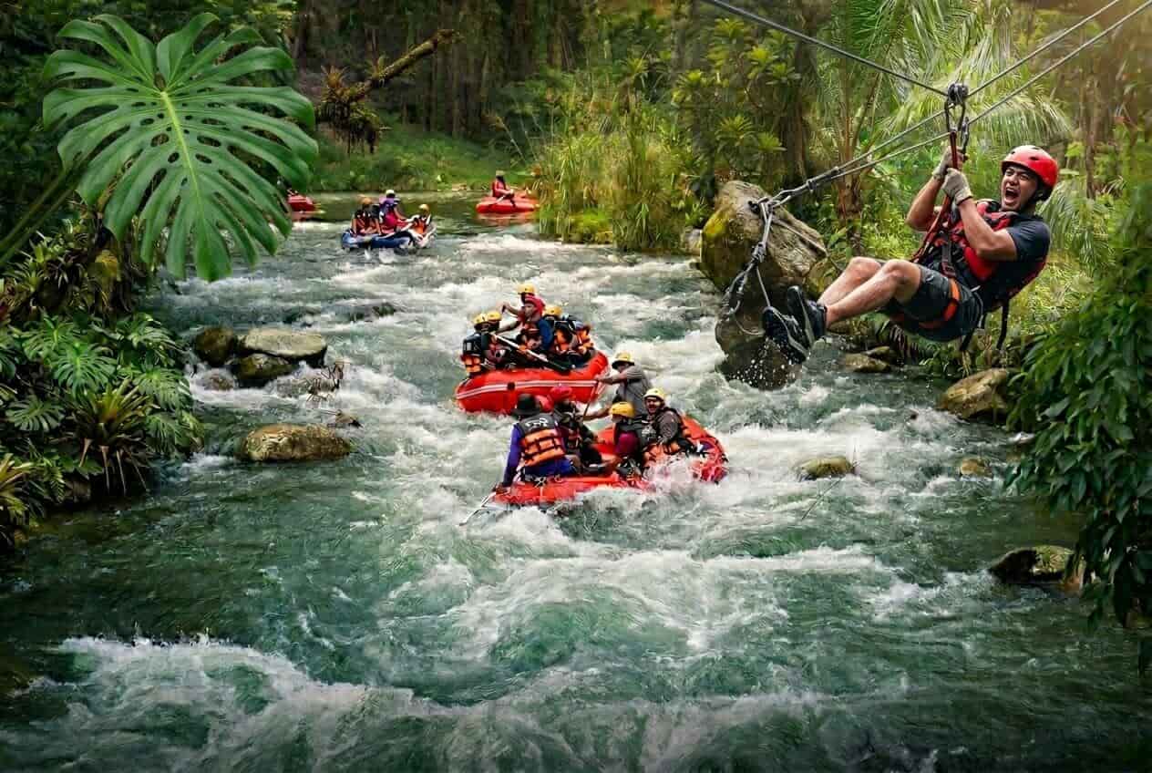 OHM Infinity White Water Rafting and Zipline