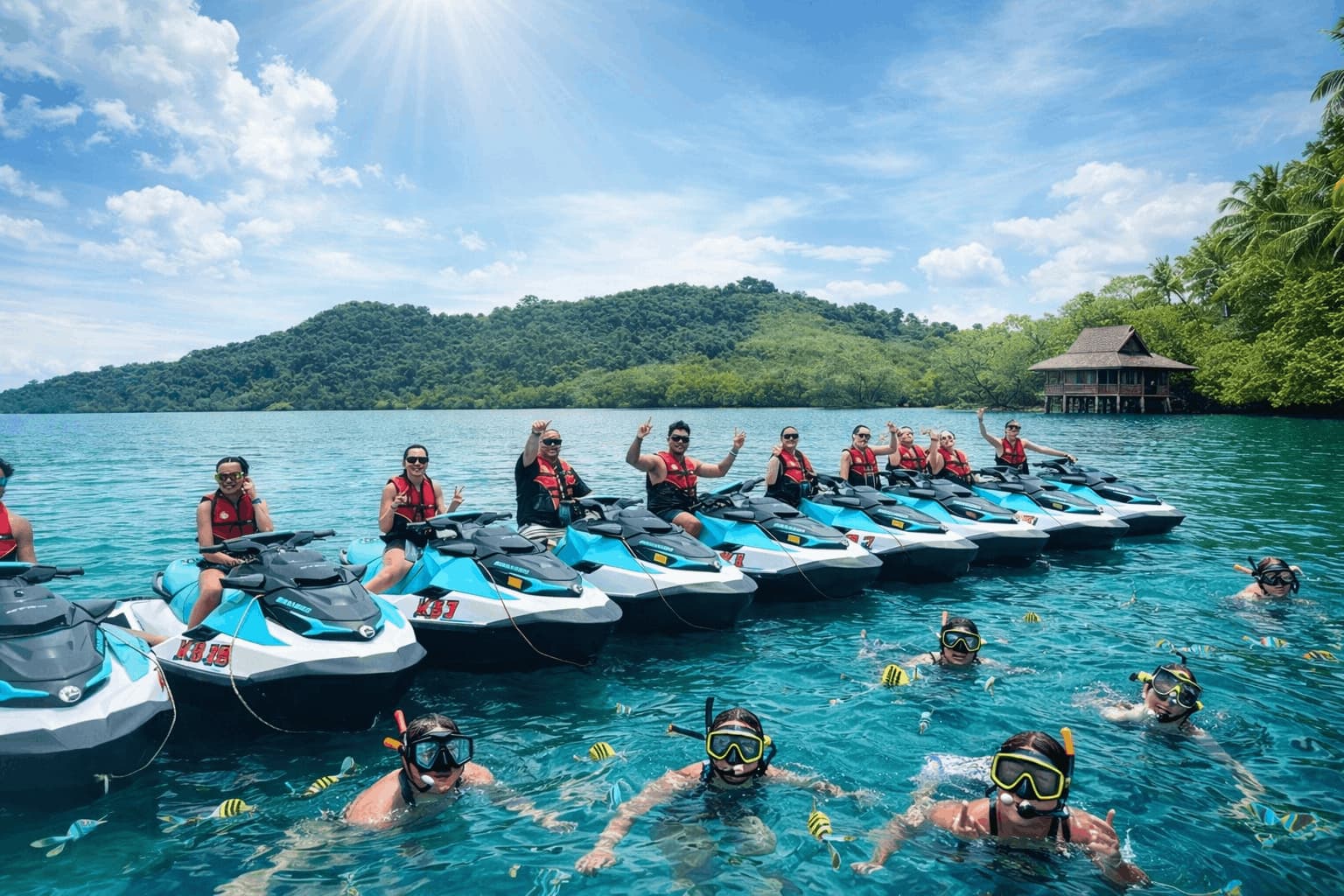 Jet Ski and Snorkeling 6 Islands (by KB)